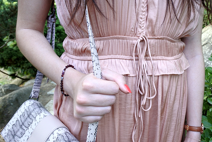 look petite robe rose tendance clémence blog