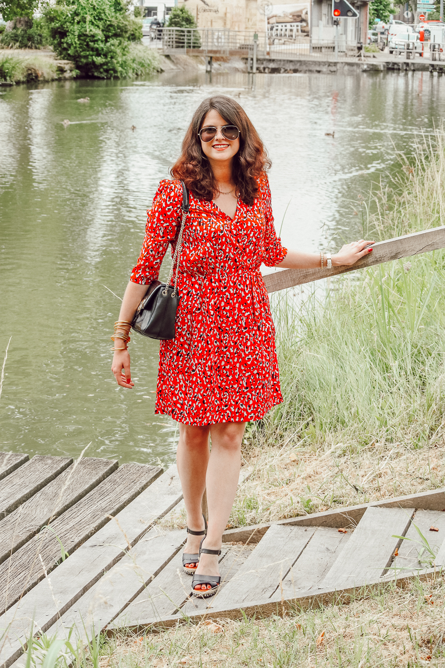 robe rouge pour l'été