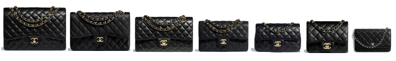 tailles sac timeless Chanel